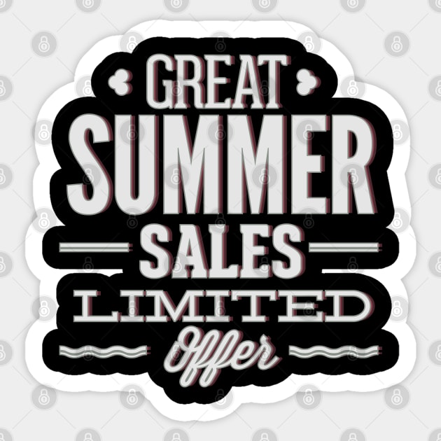 Great-Summer-Sales Sticker by TEENIE DESIGN
